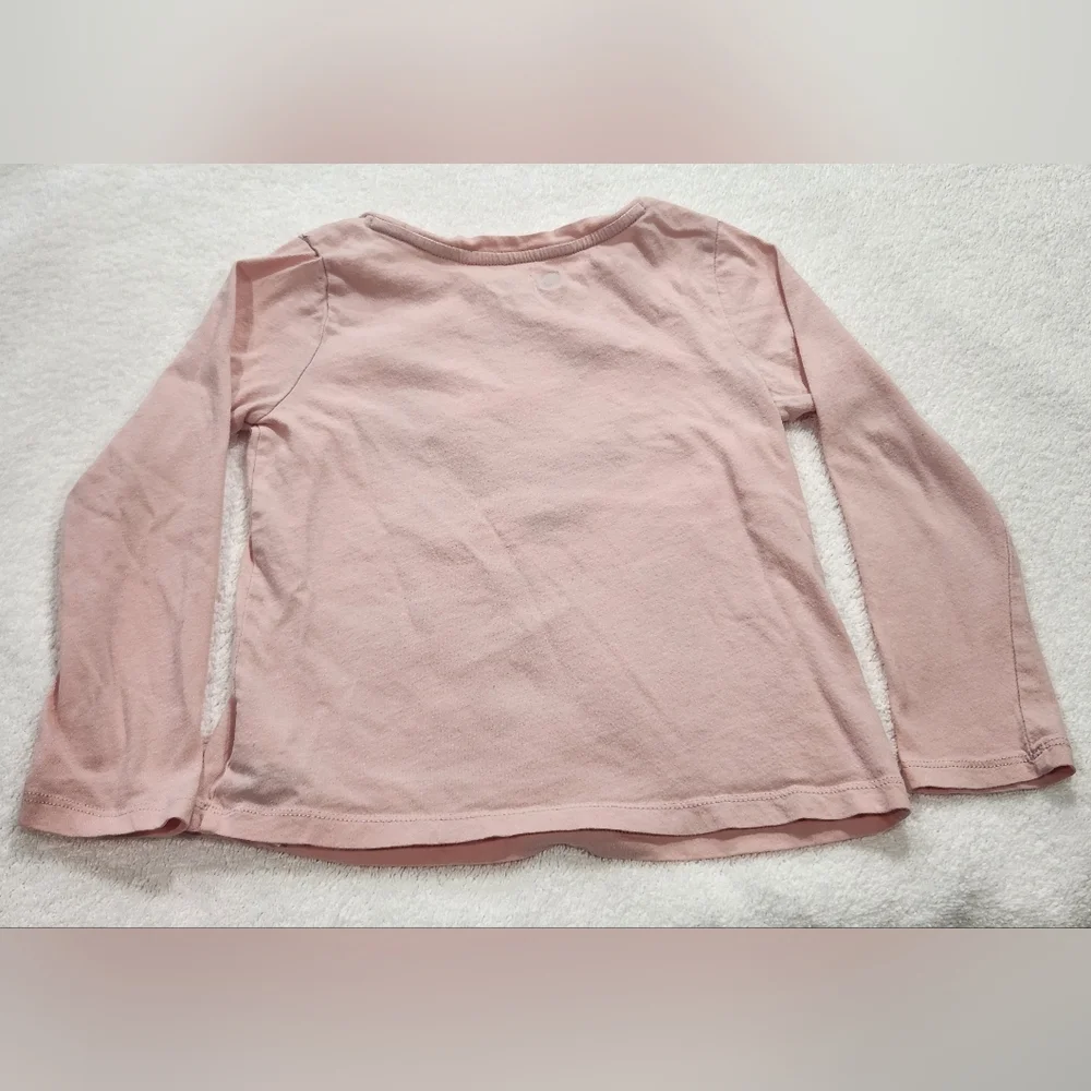 GAP Kids Pink Long Sleeve Tee with Minnie Mouse